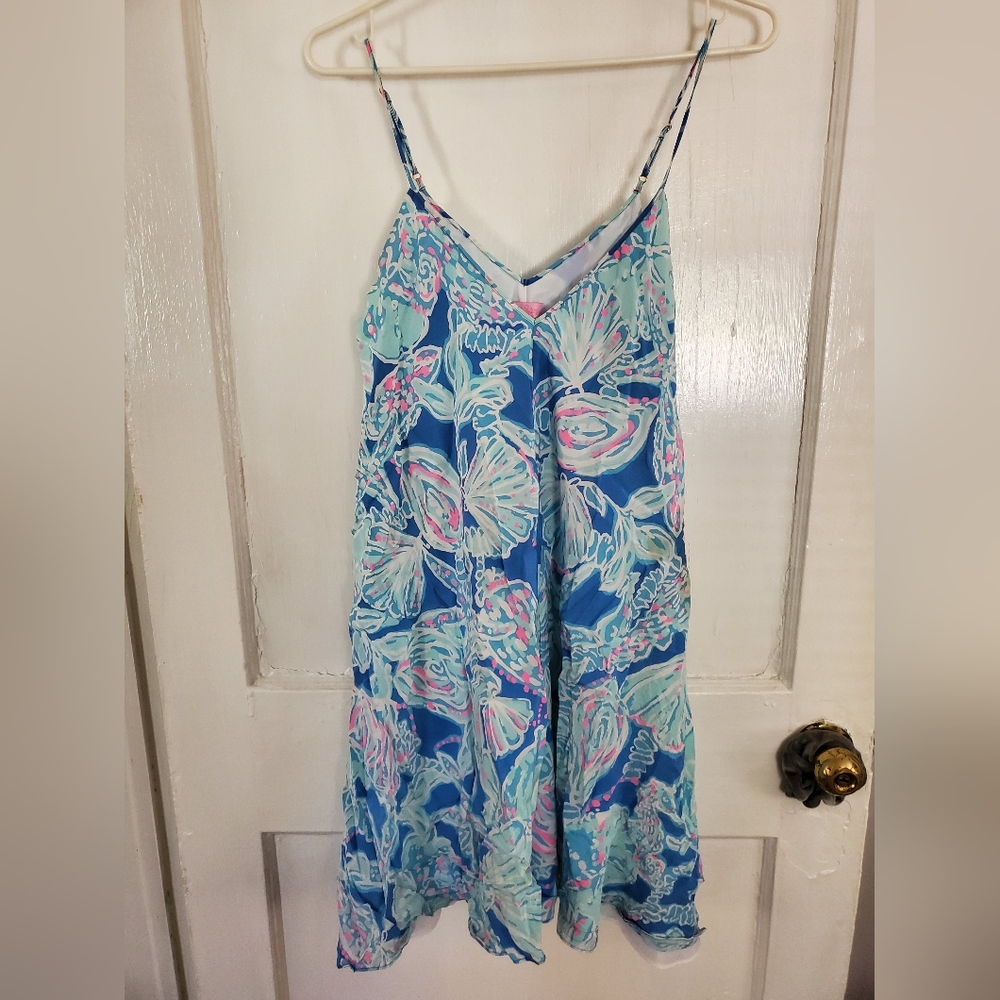 flowy floral dress